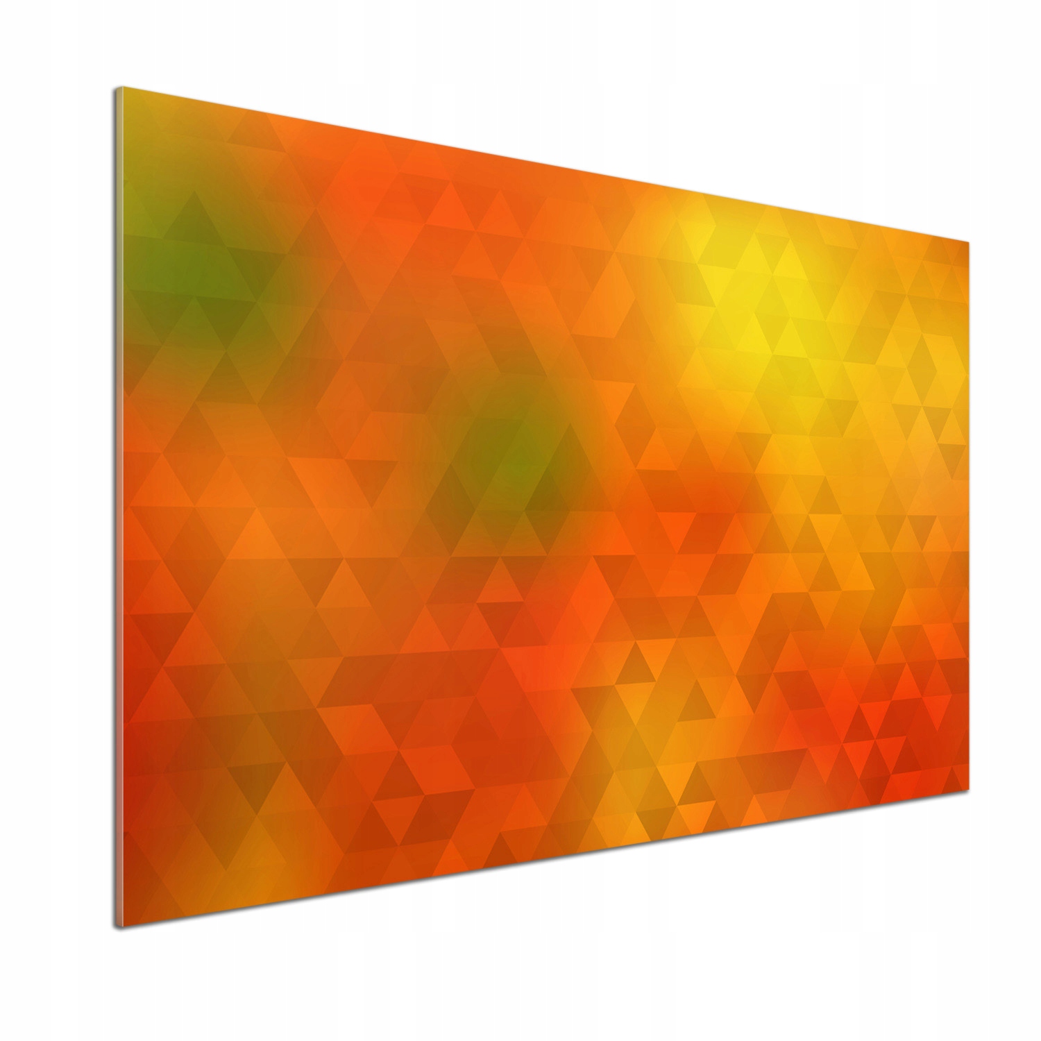 Panel lacobel Abstraktné trojuholníky 100 x 70 cm Lepidlo