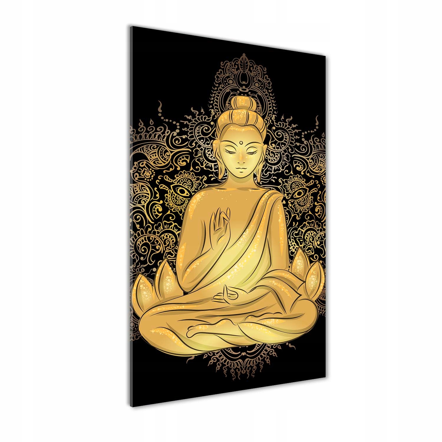 

Foto-obraz na szkle pionowy Budda i mandala 50x100