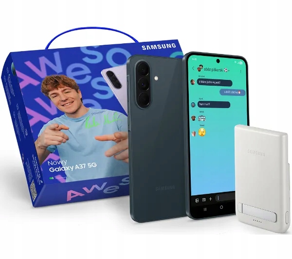 Smartfon Samsung Galaxy A37 5G 6/128GB Zielony Powerbank Qi2 Magnet 5000