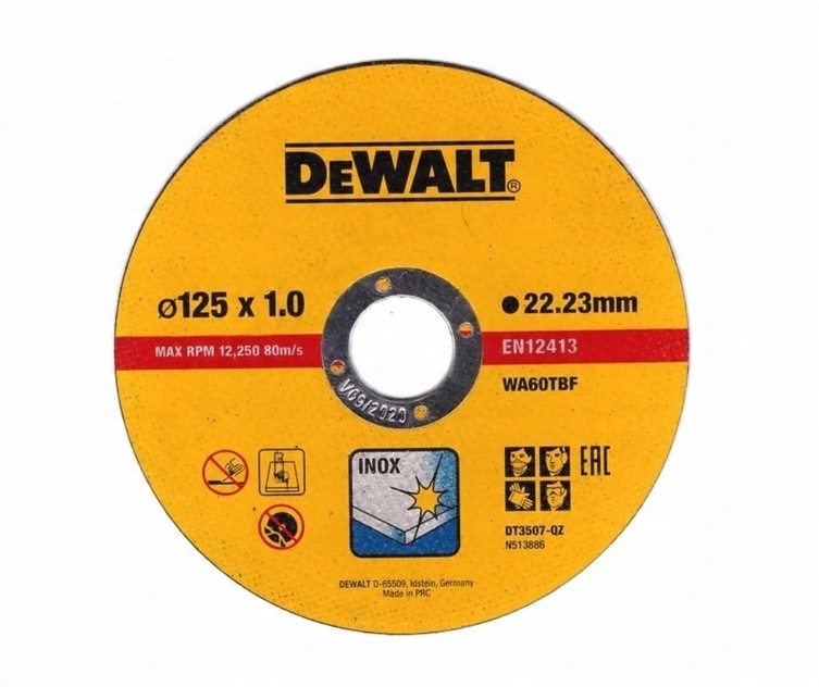 

Dewalt DT3507 Tarcza 125X1 Inox