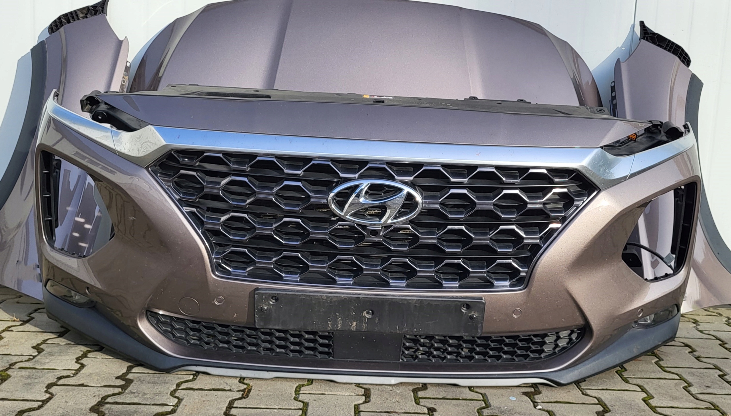 HYUNDAI SANTA FE 18R> MASKA ZDERZAK PAS LAMPY BŁOTNIKI Y2B Numer katalogowy części SANTA FE IV 2018-2020 FULL LED