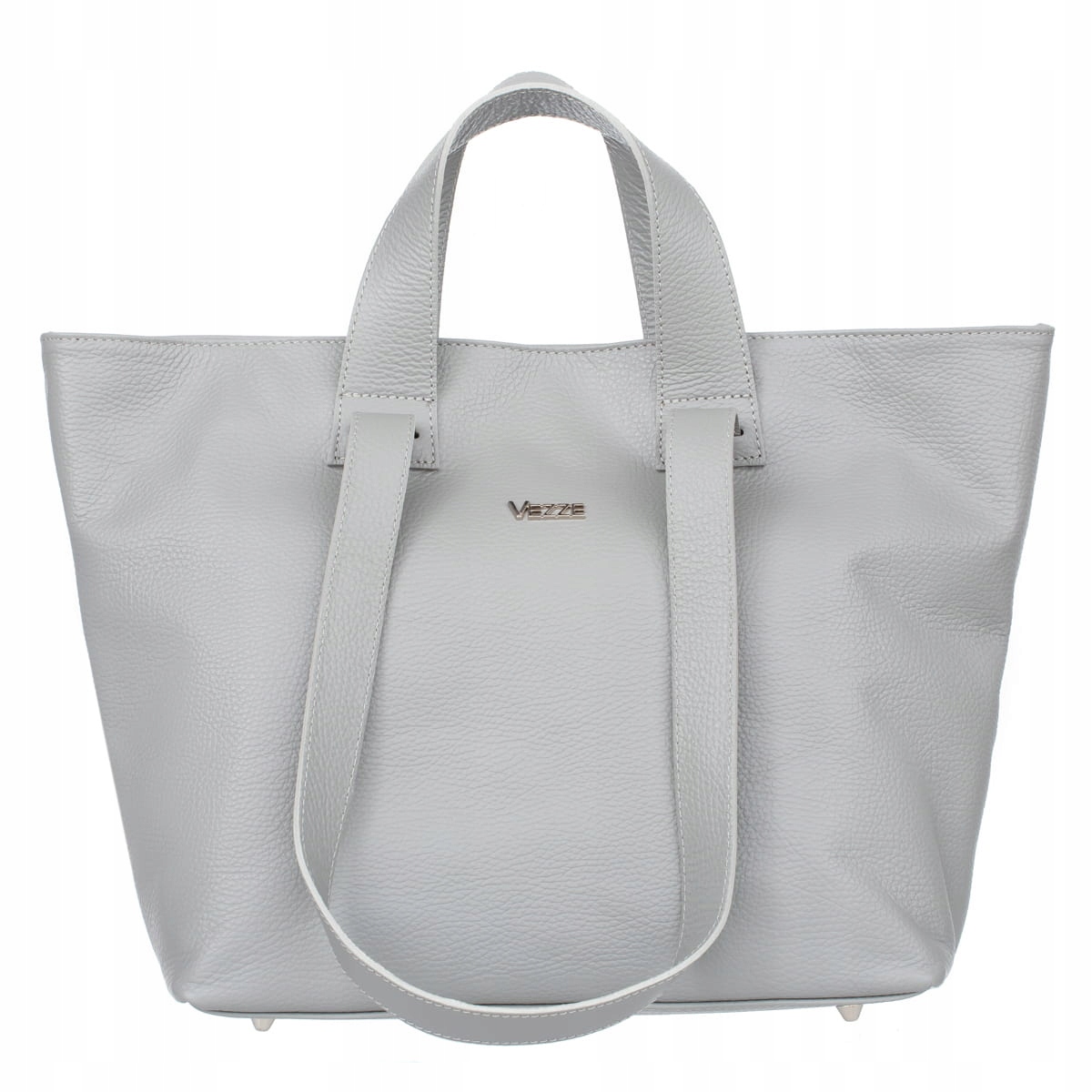 Kožená taška Vezze Carriola Šedá