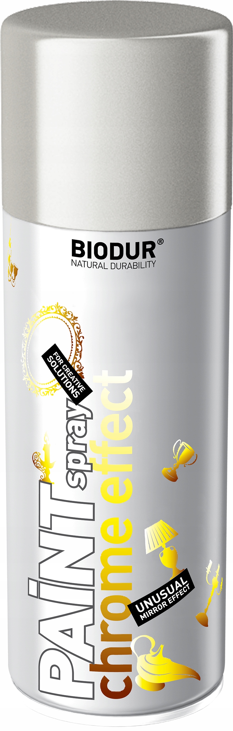 

Spray Farba Chrom Srebrny Biodur 400 ml