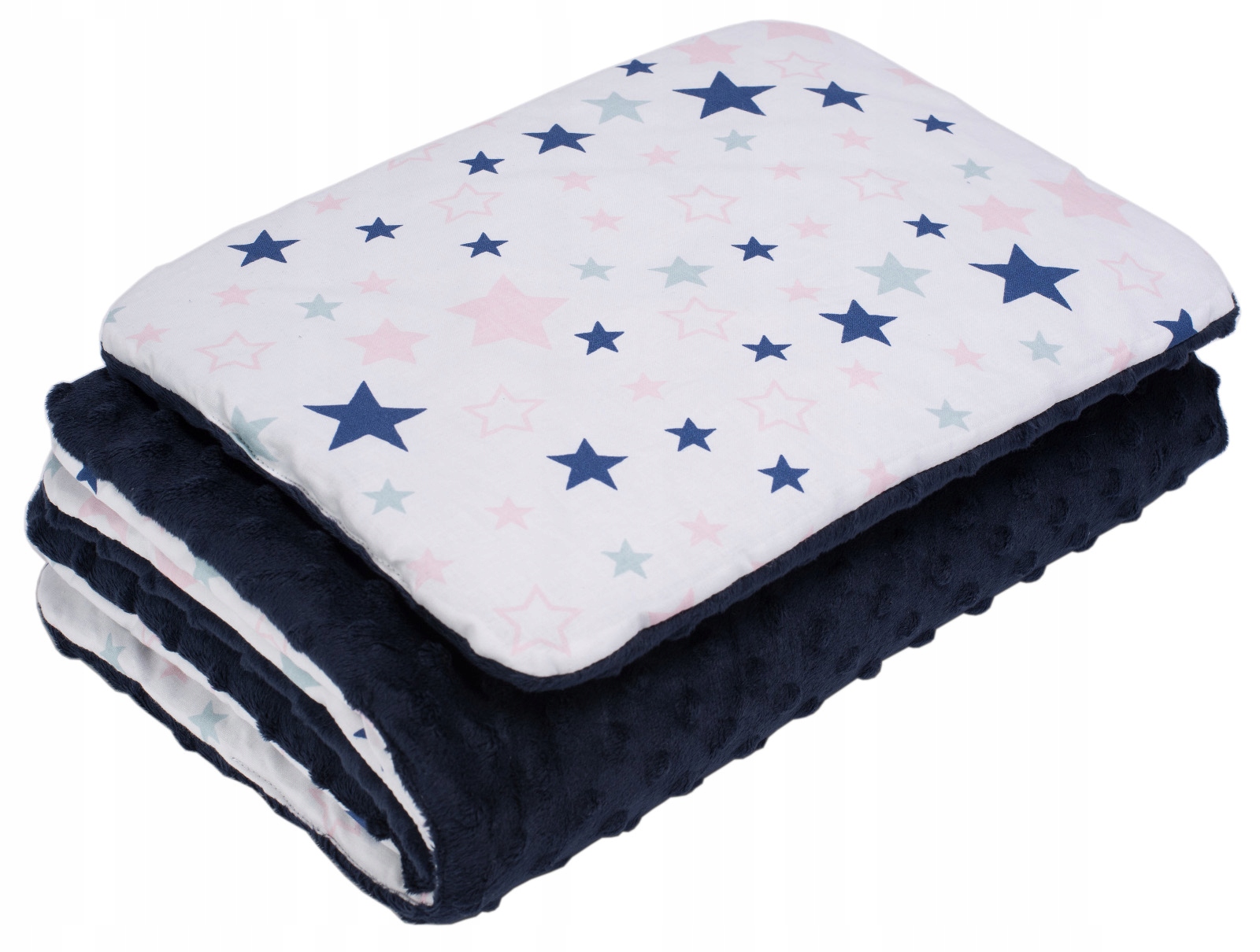 KOMPLET MINKY KOCYK + PODUSZKA DO WÓZKA I KOŁYSKI