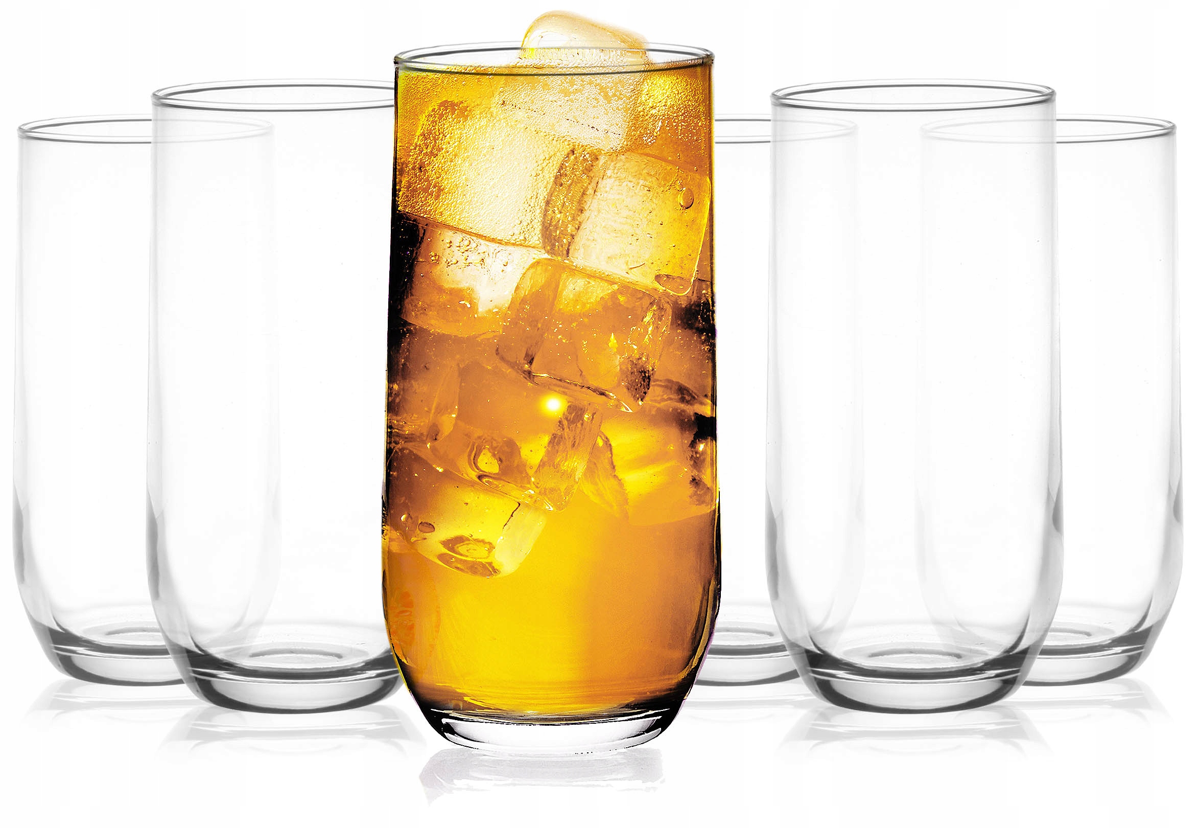 

Wysokie szklanki do wody soku drinków 400ml 6szt