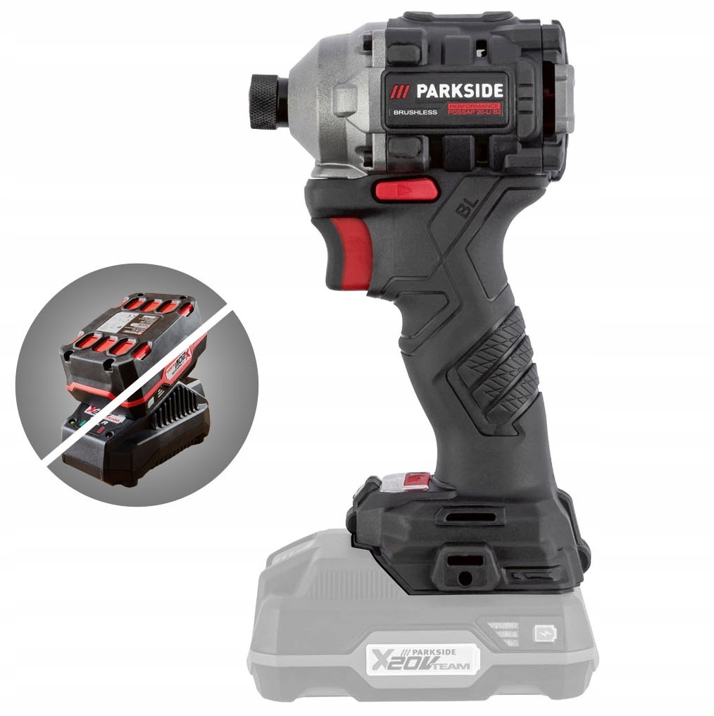 Parkside Performance zakrętarka udarowa wkrętarka Pdssap 20-Li 20V