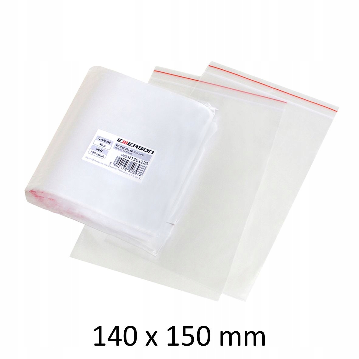 

Woreczki Strunowe Emerson 140x150 40qm 100 Szt