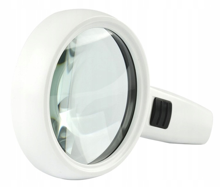 DUŻA LUPA SZKŁO POWIĘKSZAJĄCE 10X OŚWIETLENIE LED