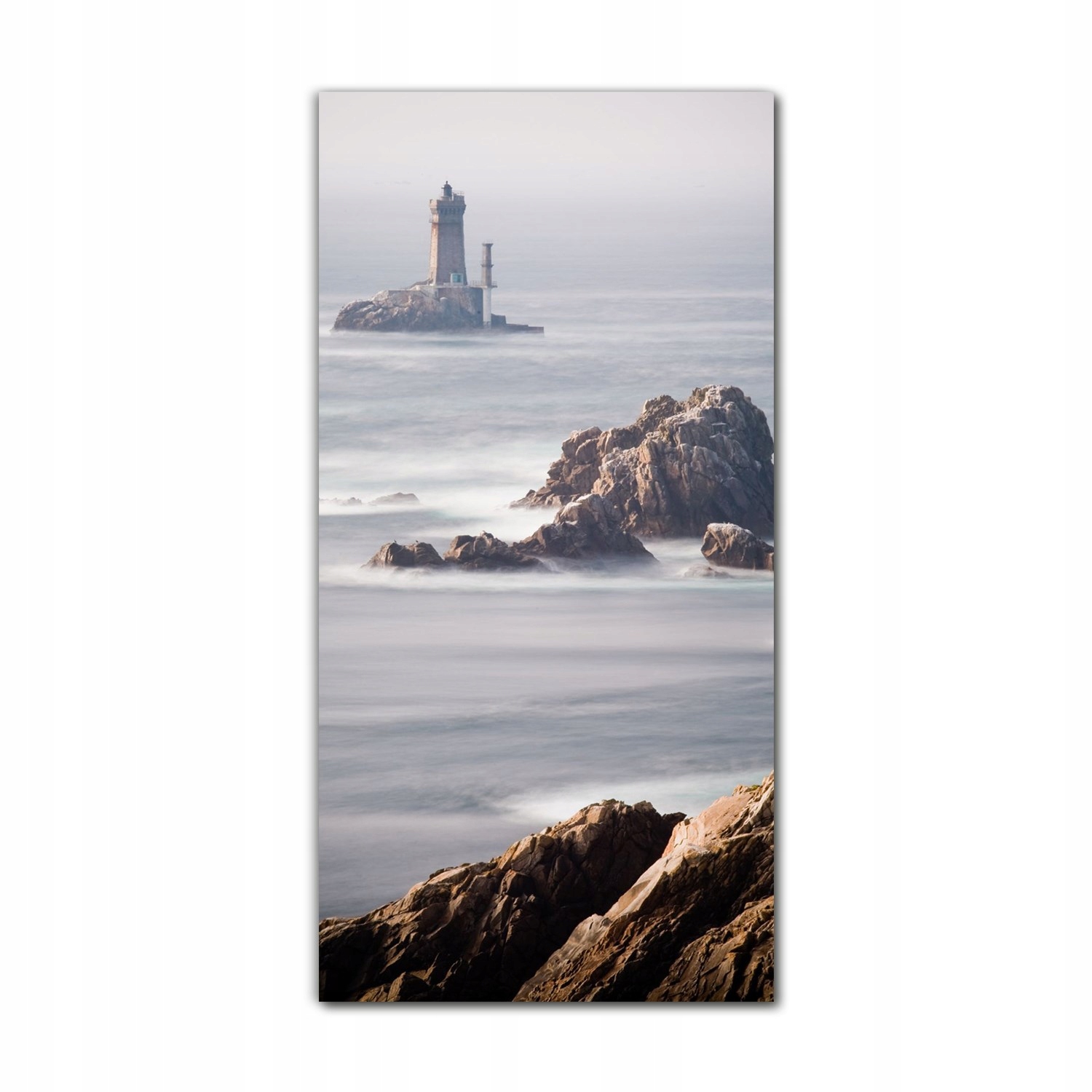 

Foto-obraz na szkle nowoczesny 70x140 Wyspa fale