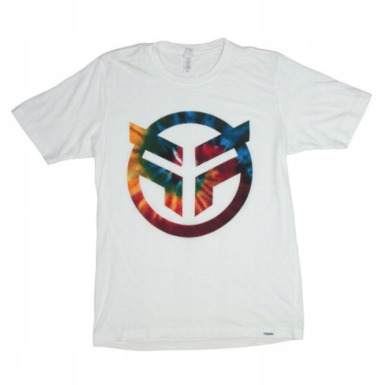 Koszulka Bmx Federal Tie Dye Logo rozm.M biały