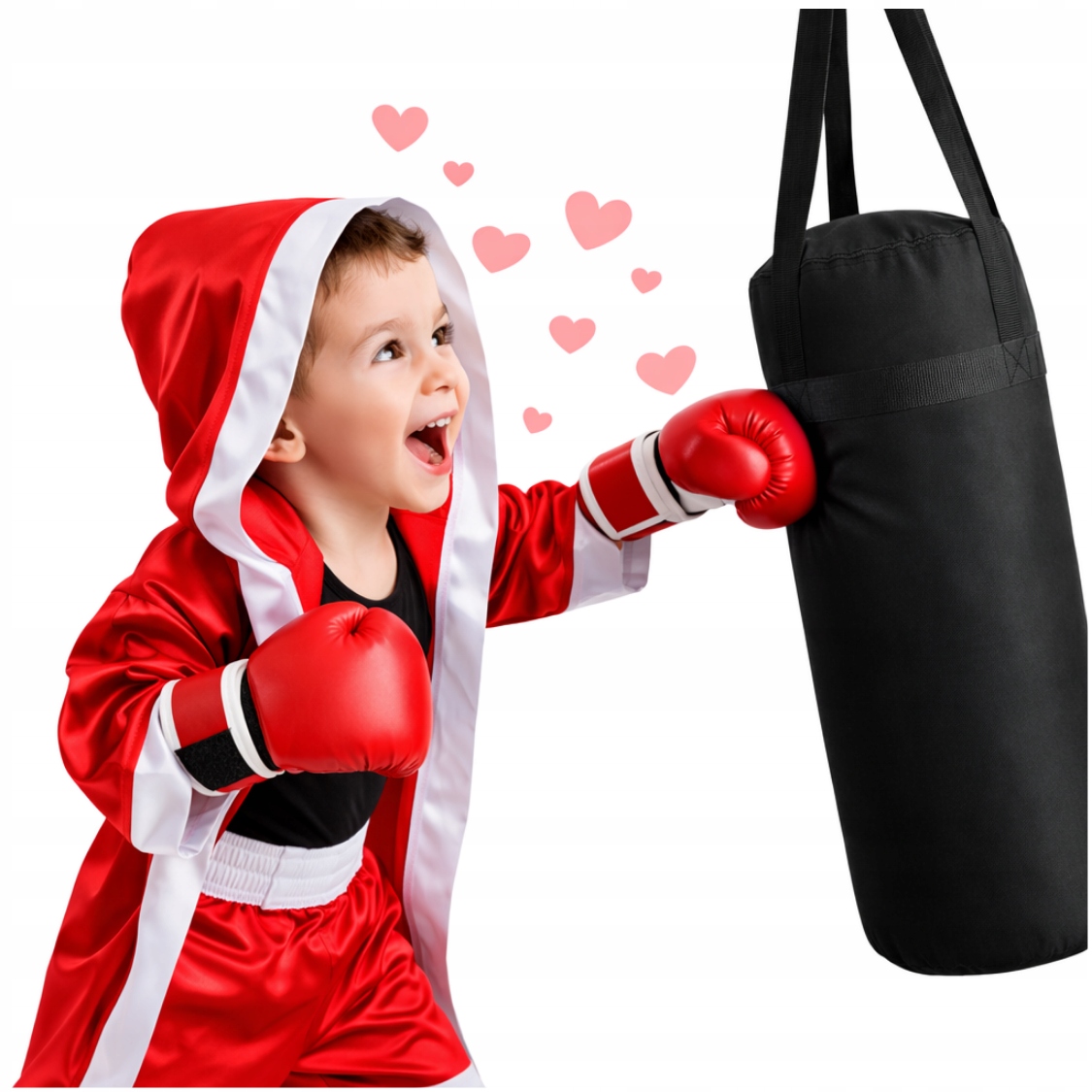 Worek Treningowy dla Dzieci Dziecięcy Bokserski 60 x 25 cm 8kg