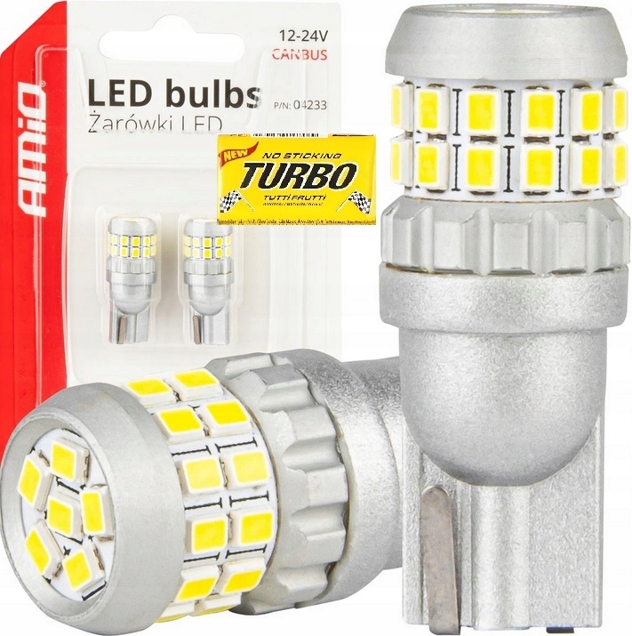 Żarówki Led Canbus T10 W5W 30SMD 2016 White 12V 24V do auta samochodu