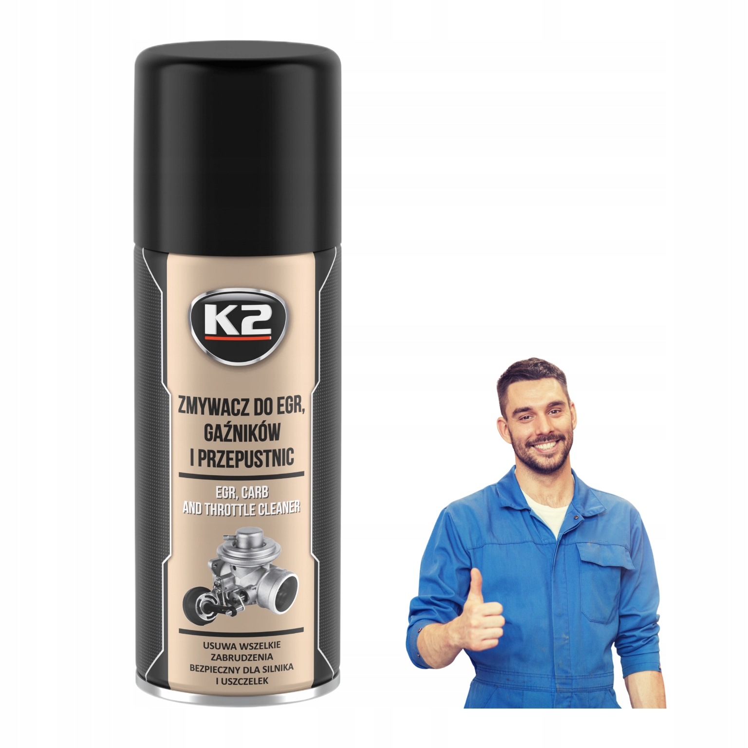 K2 Zmywacz Do Egr 400 ML Preparat do Czyszczenia Egr Środek do Przepustnic