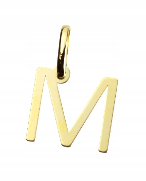 

Literka "M" Zawieszka Złota 333