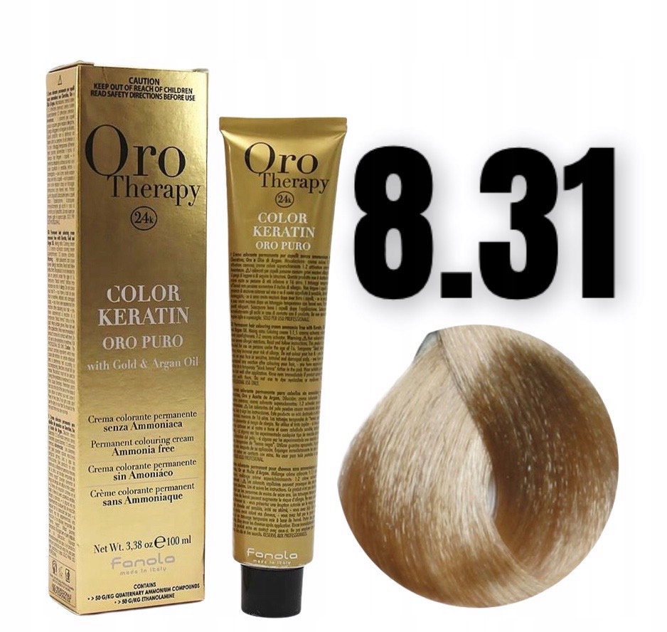 

Oro Puro 8.31 Extra Farba Bez Amoniaku Fanola