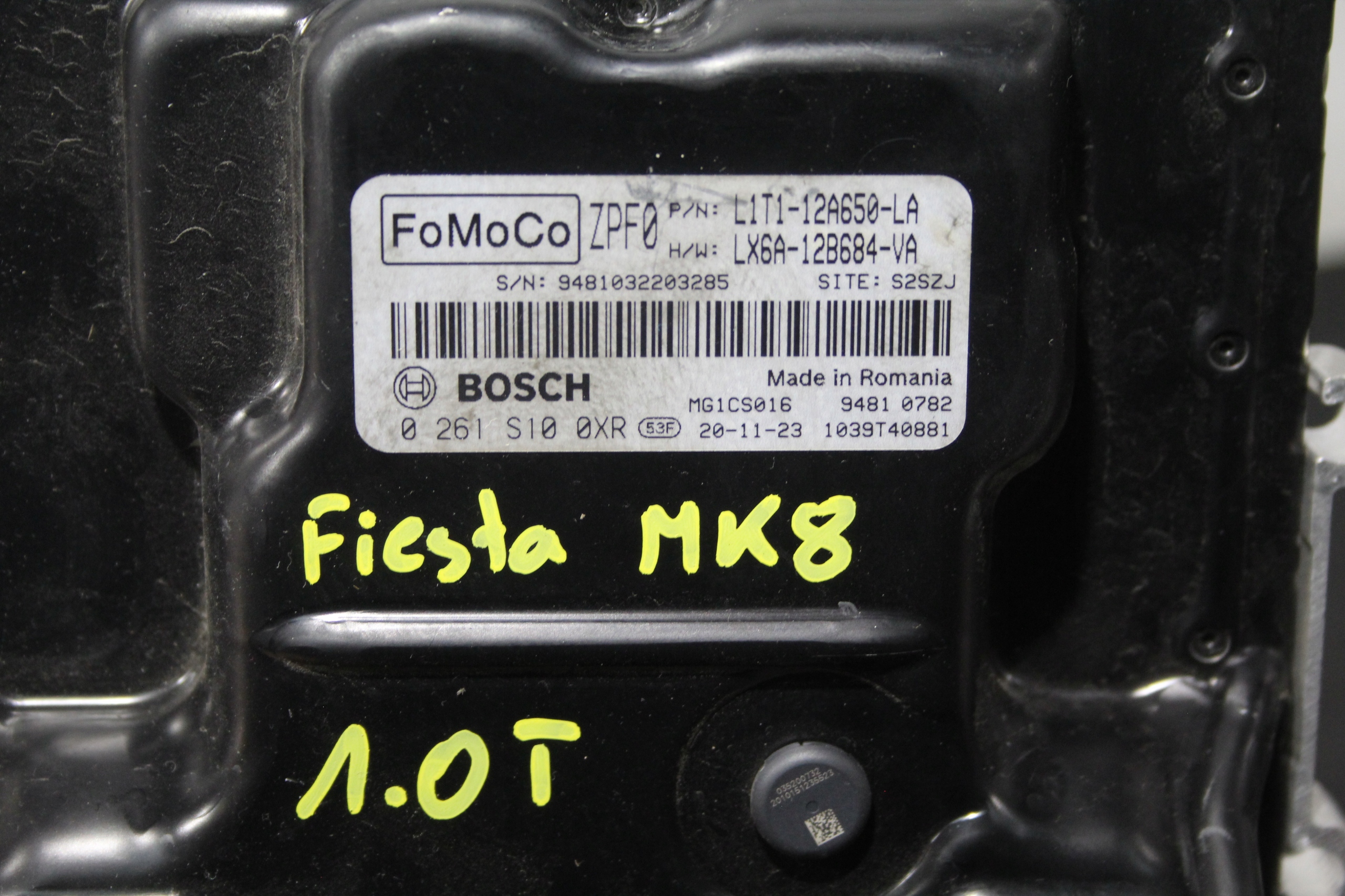 computer control unit of the engine FIESTA MK8 L1T1-12A650-LA