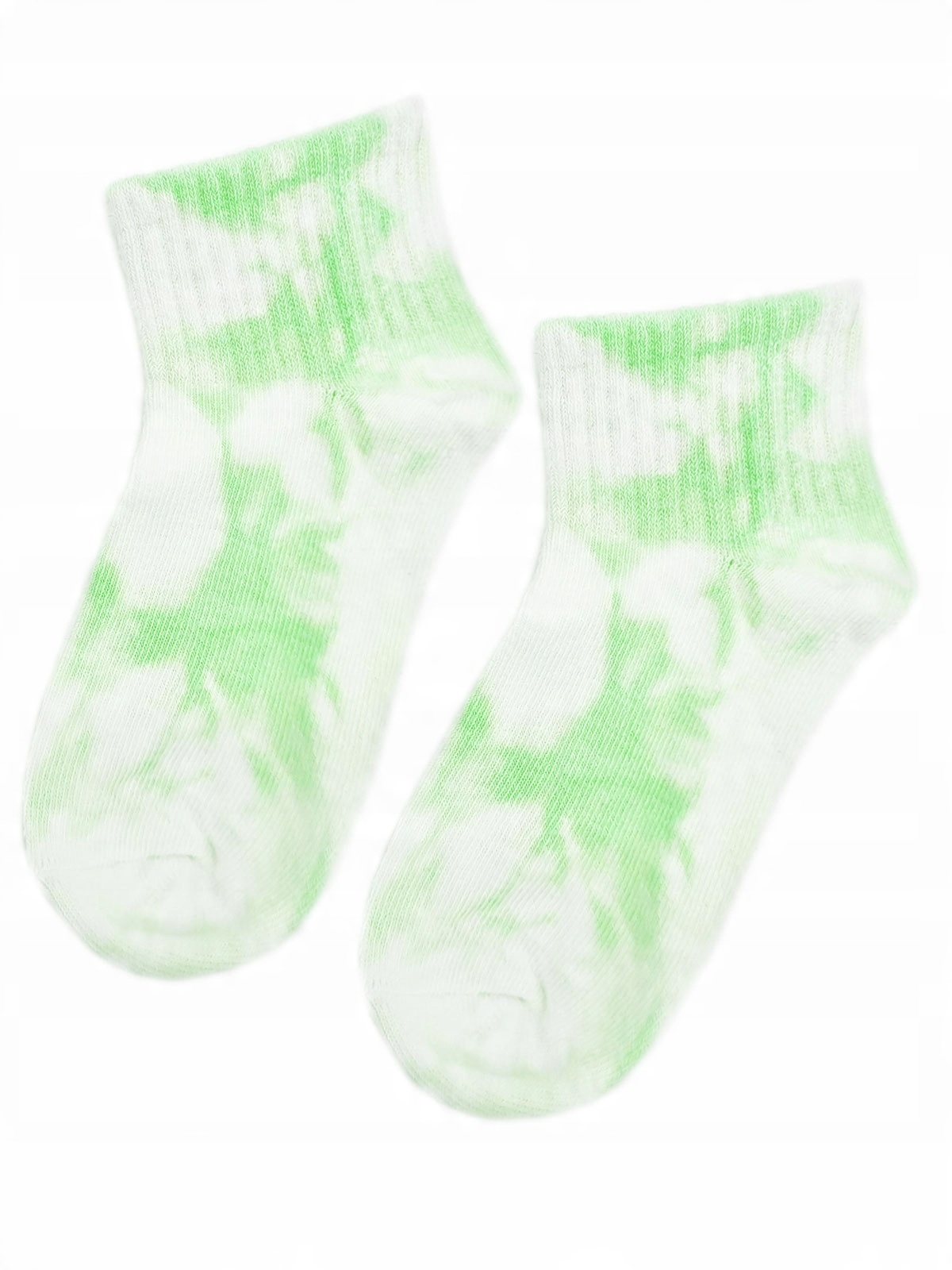 

Skarpetki dziewczęce Tie Dye bawełniane lime 31-34
