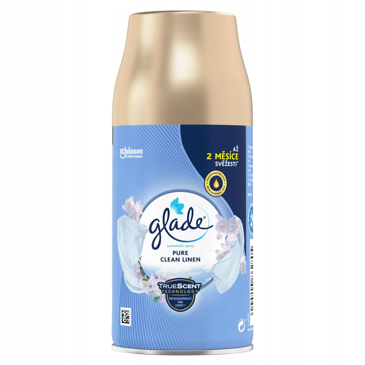 GLADE 3X269ML WKŁAD DO AUTOMATYCZNEGO ODŚWIEŻACZA ZAPACH PURE CLEAN LINEN EAN (GTIN) 5000204862805