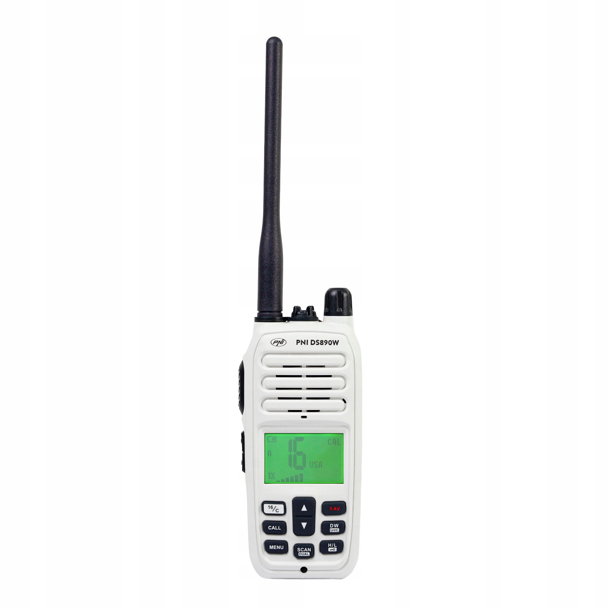 Pni DS890W ręczny radiotelefon morski Vhf IP67, pływający, moc 5W, Nrc, Wx