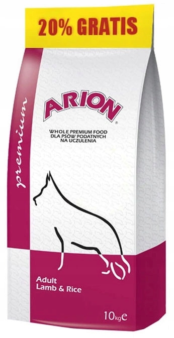 Arion Premium Adult Lamb Rice 10kg 2kg