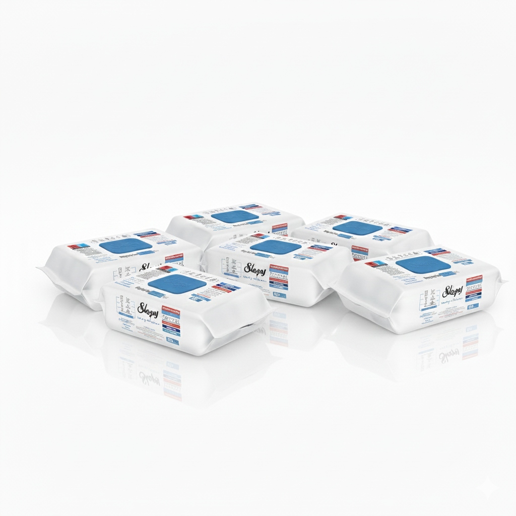 Sleepy Univerzální Vlhčené Ubrousky Na Čištění Úklidu 600 Ks