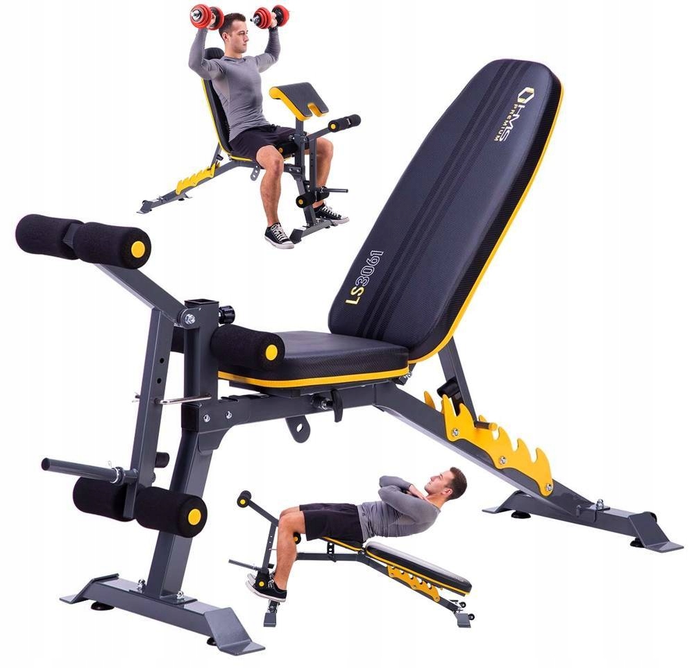 Hms Multifunkční lavice pod činku s modlitebníkem pro silový trénink