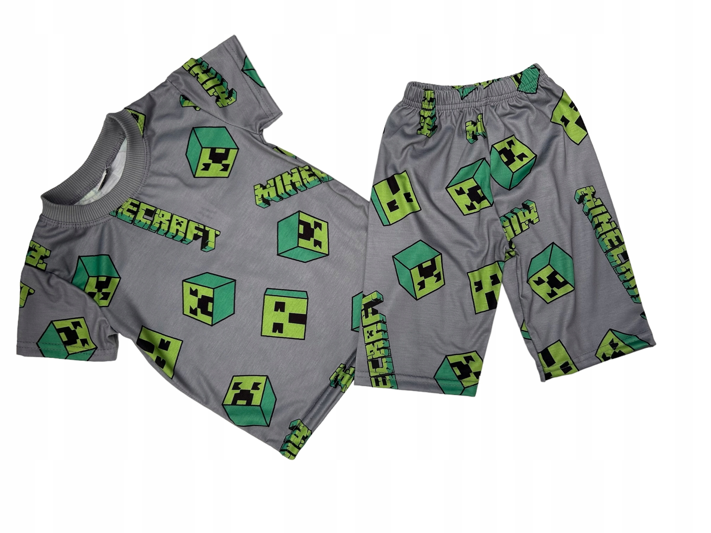 MINECRAFT T-SHIRT SPODENKI KOMPLET LETNI 116