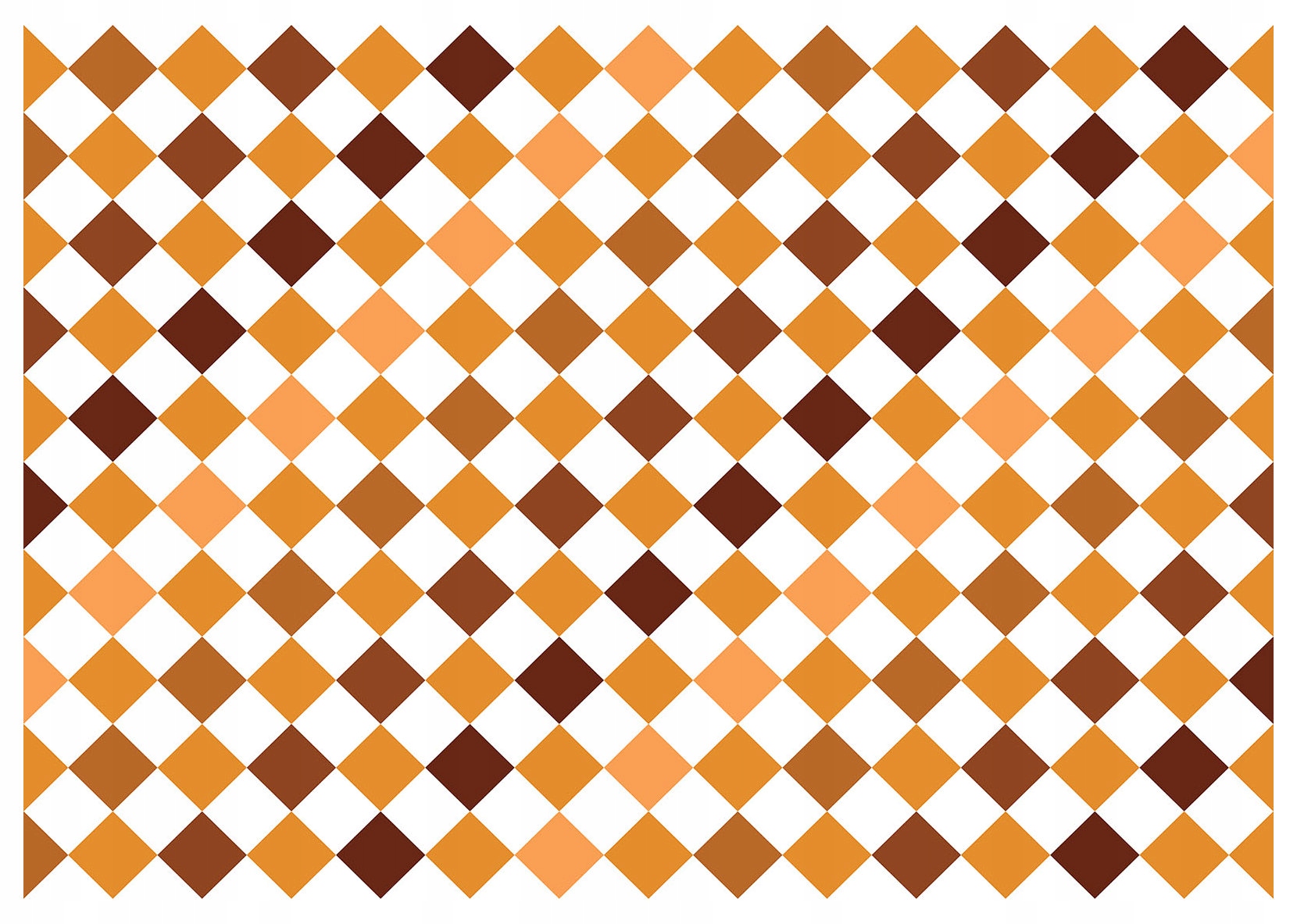 Tapeta Geometrické kosoštvorce abstrakcia Bronz Oranžová neutrálna 416x254 lepidlo