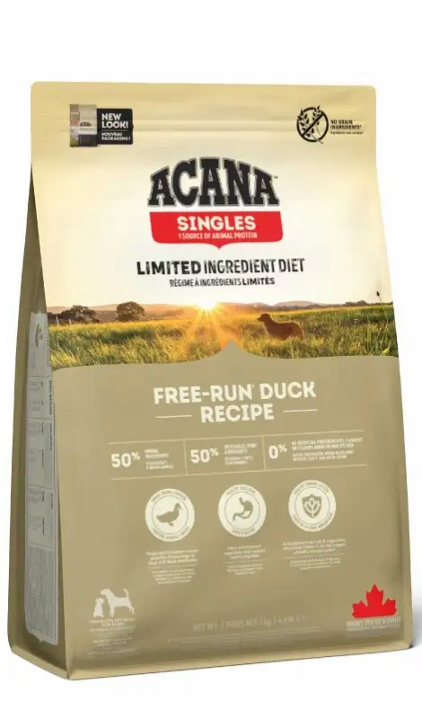 Levně Acana Singles Free Run Duck monoproteinové suché krmivo pro psy
