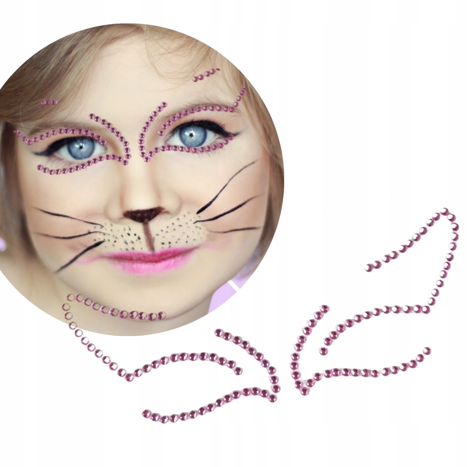 ZESTAW KOTEK kotka STRÓJ OPASKA USZY+ TUTU Marka del-sol