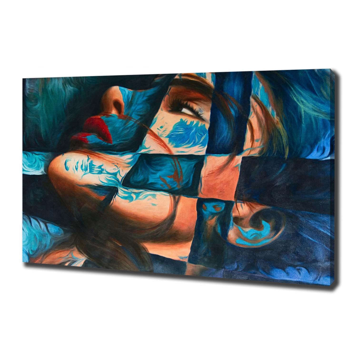 

Foto obraz na płótnie Kobieta abstrakcja 100x70 cm
