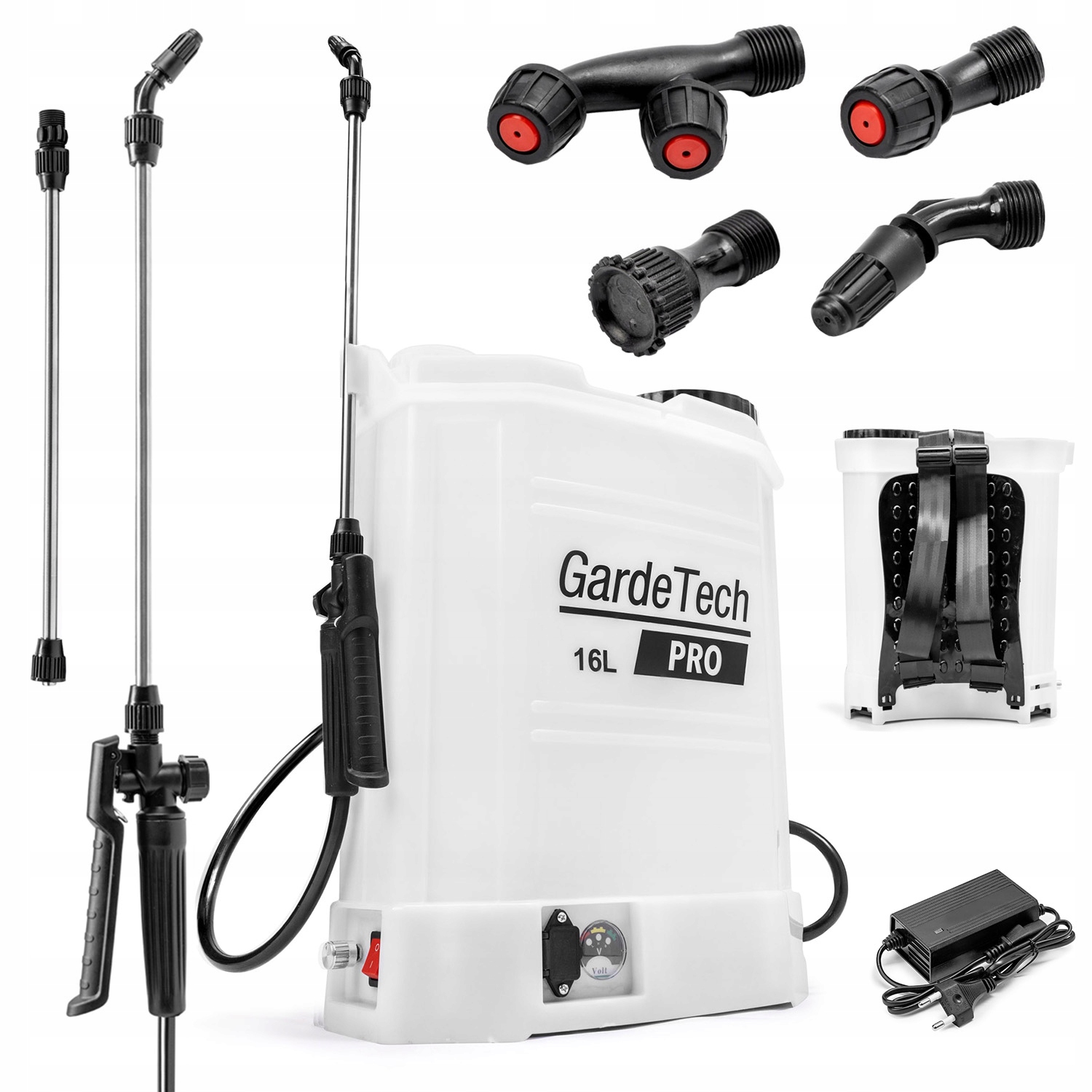 Akumulátorový Zádový Postřikovač 16 L Dlouhý, Lankový, 91 CM