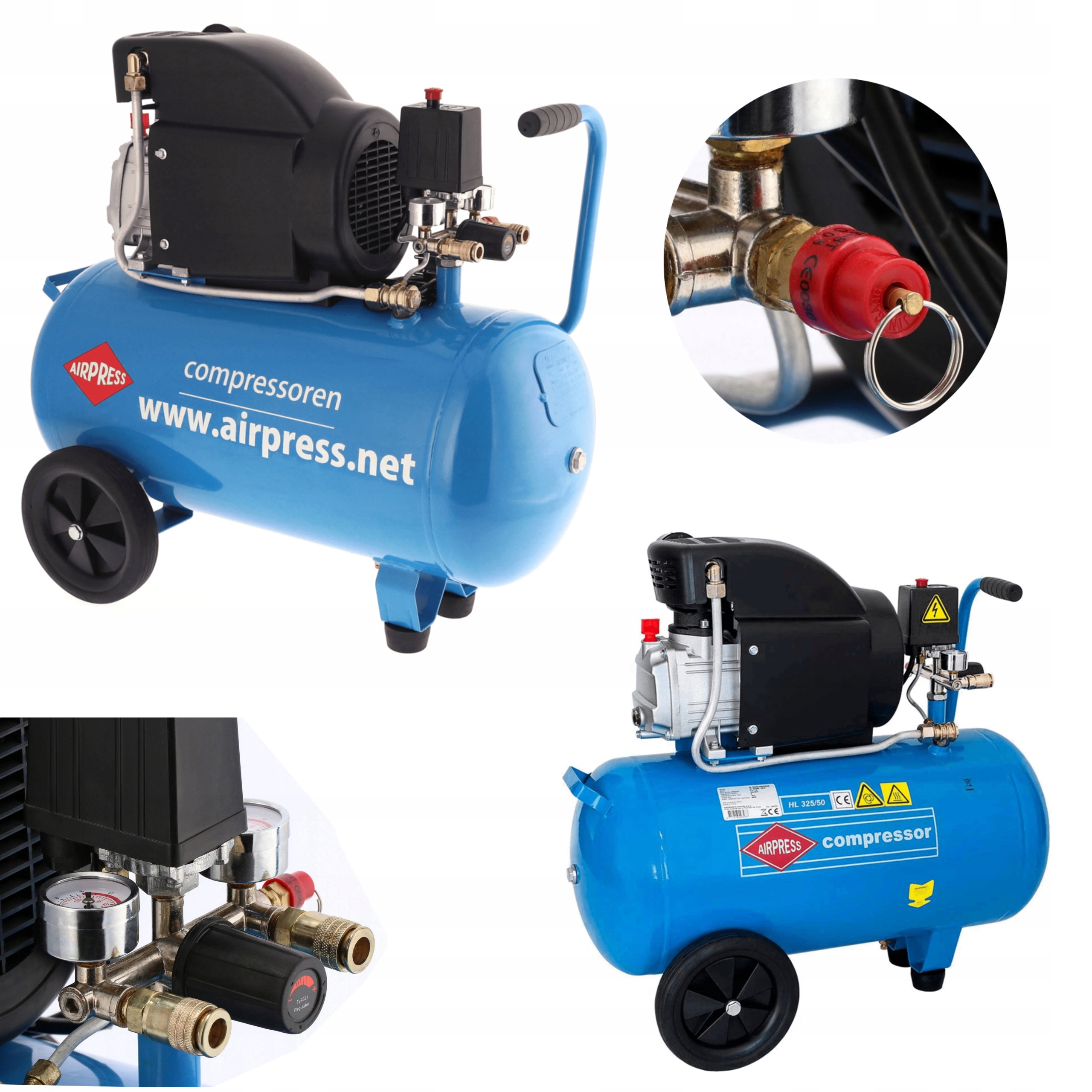 

Kompresor Airpress Sprężarka 50L 8 Bar 325 l/min