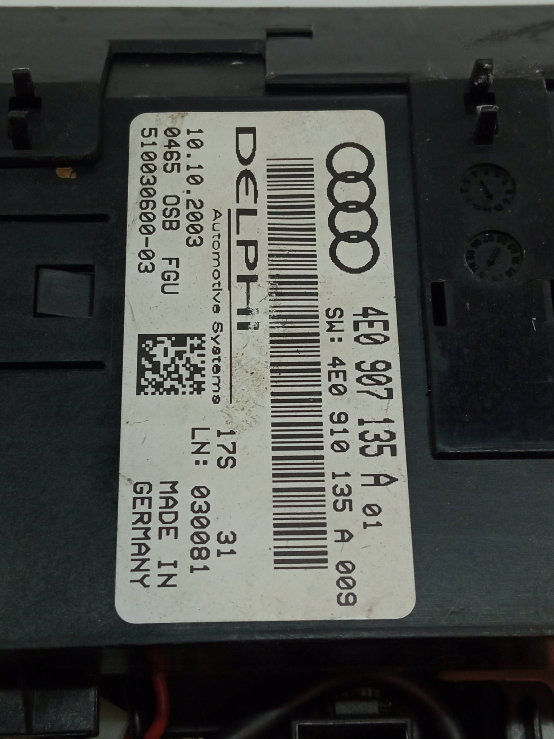 FANALE CIELO INTERNO KOMPLET HOME LINK 4E0947111K 4E0947097H Audi A8 II D3
