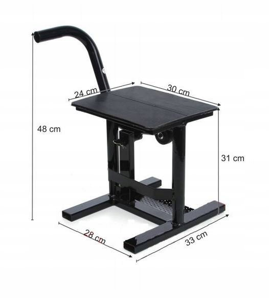 STOJAK PODNOŚNIK PODSTAWKA POD MOTOCYKL CROSS Stan opakowania oryginalne