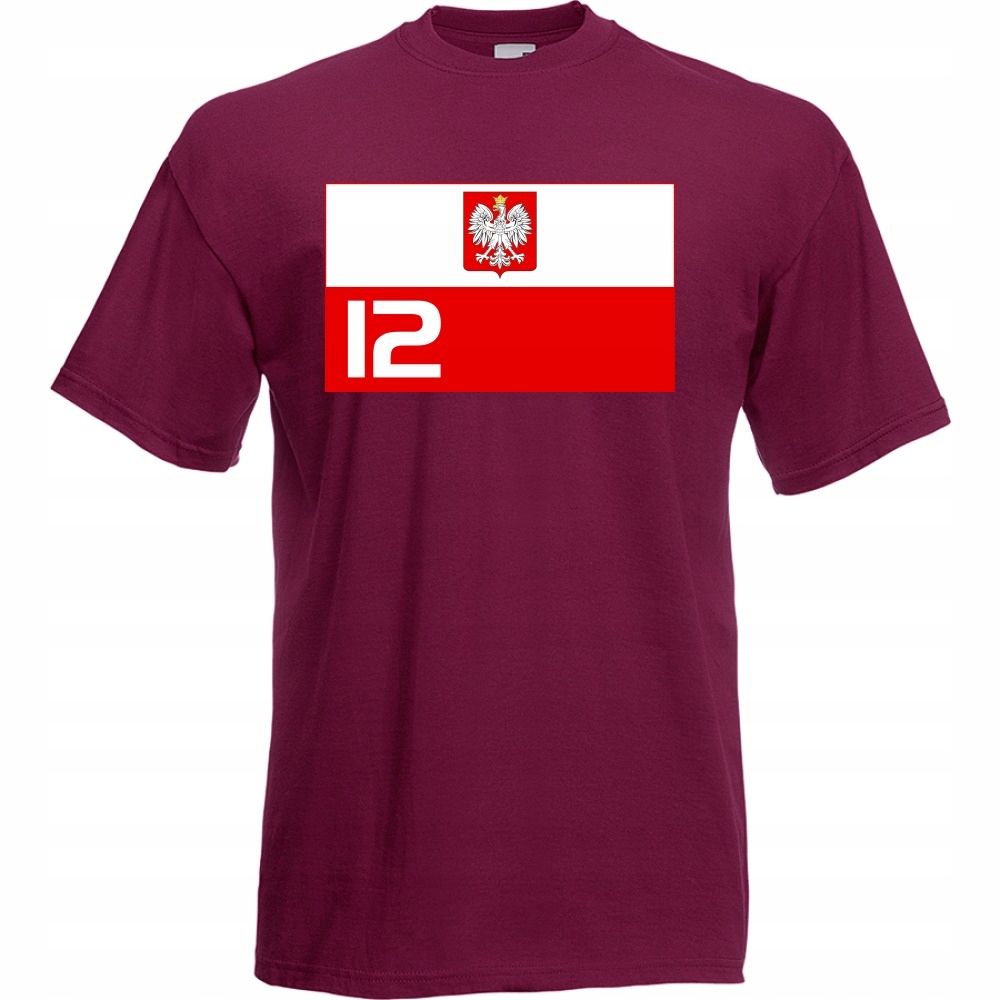 

Koszulka kibica Polska reprezentacja M burgund