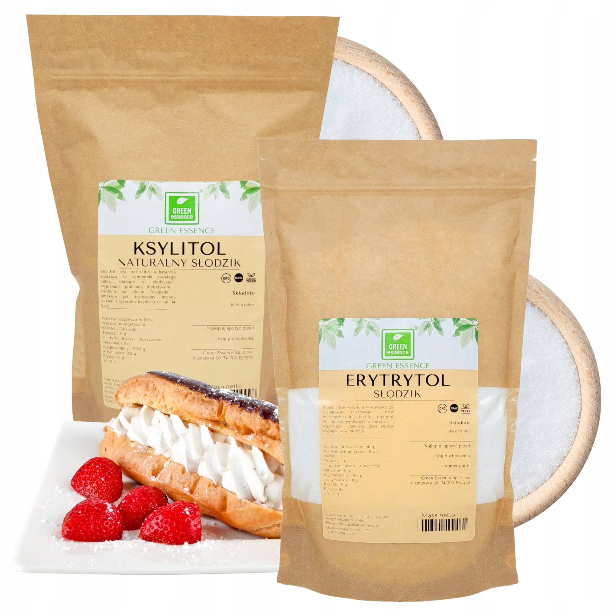 Levně Erythritol Xylitol sladidlo mix Sada 2 x 1 kg Keto
