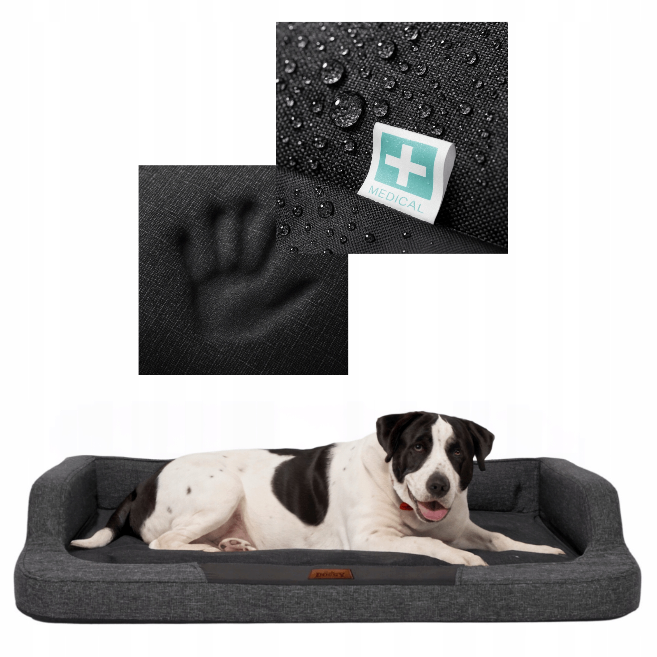 Levně Ortopedické Pelíšek – Pelíšek pro psa, vysoká matrace – 120 cm x 80 cm