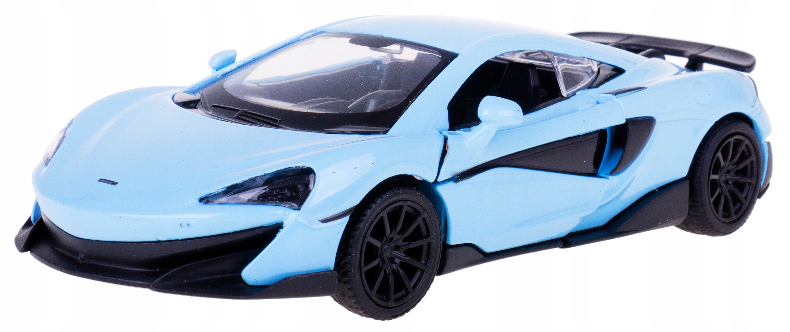 MCLAREN 600LT 1:32/39 MODEL METALOWY RMZ BŁĘKITNY Kolor dominujący odcienie niebieskiego