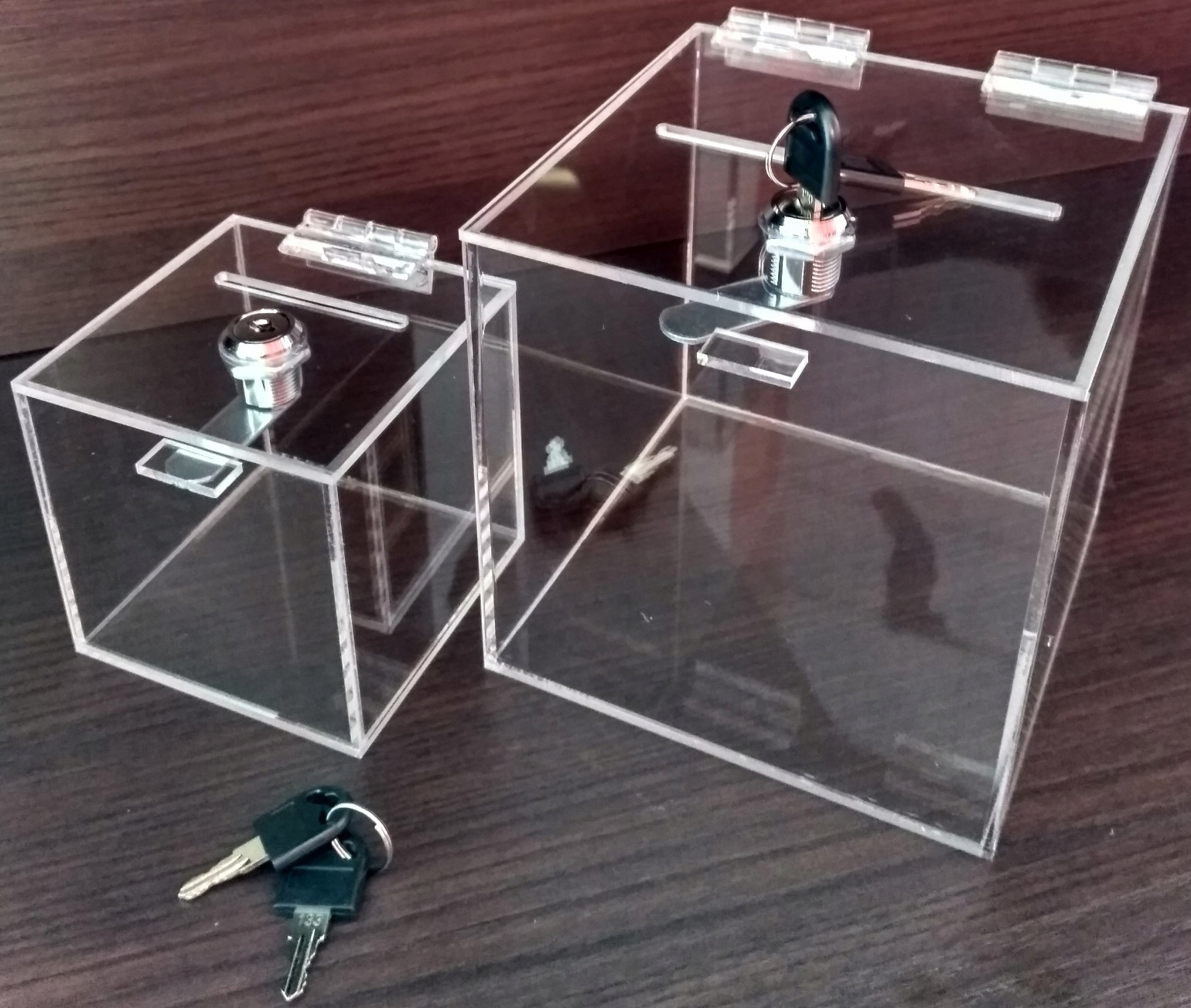 Skarbonka Urna z Plexi Solidne 30 x 30 x 30 cm Marka inny