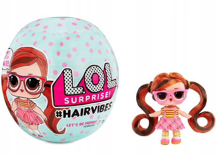 

Lol Surprise Hairvibes Kolorowe Włosy Kula Lalka