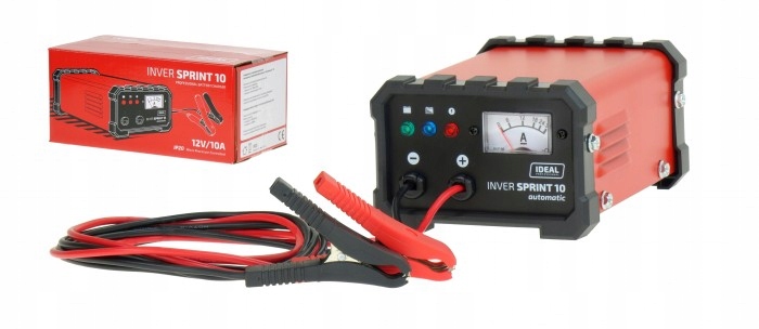 PROSTOWNIK INVERTEROWY IDEAL INVER SPRINT 10 12V 10A 230V AUTOMATIC