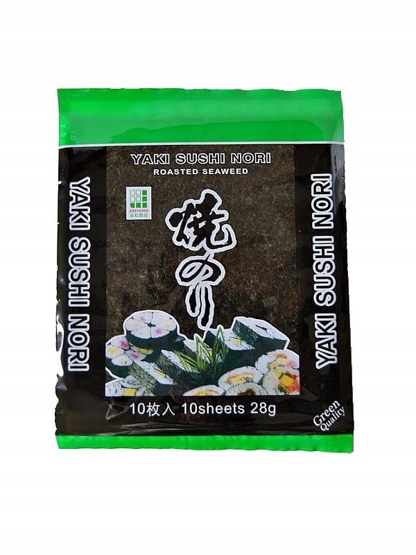 

Yaki Sushi Nori Wodorosty Algi 10 szt 25 g Green