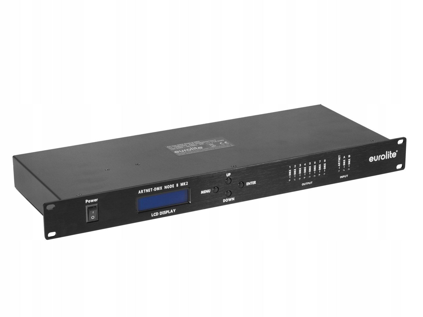 Eurolite ArtNet-DMX Node 8 MK2, bramka Ethernet na 8 szyn DMX