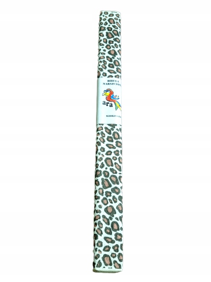 

Bibuła marszczona wzorzysta 200 x 50 wzór gepard