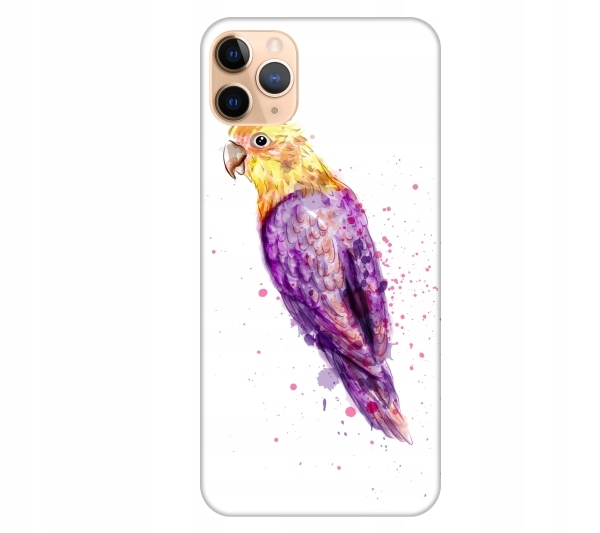 

Etui pokrowiec do iPhone 11 Pro Max Ptak papuga ak