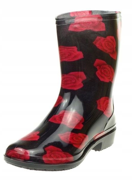 Holínky Lano Gumáky Červené Růže 38