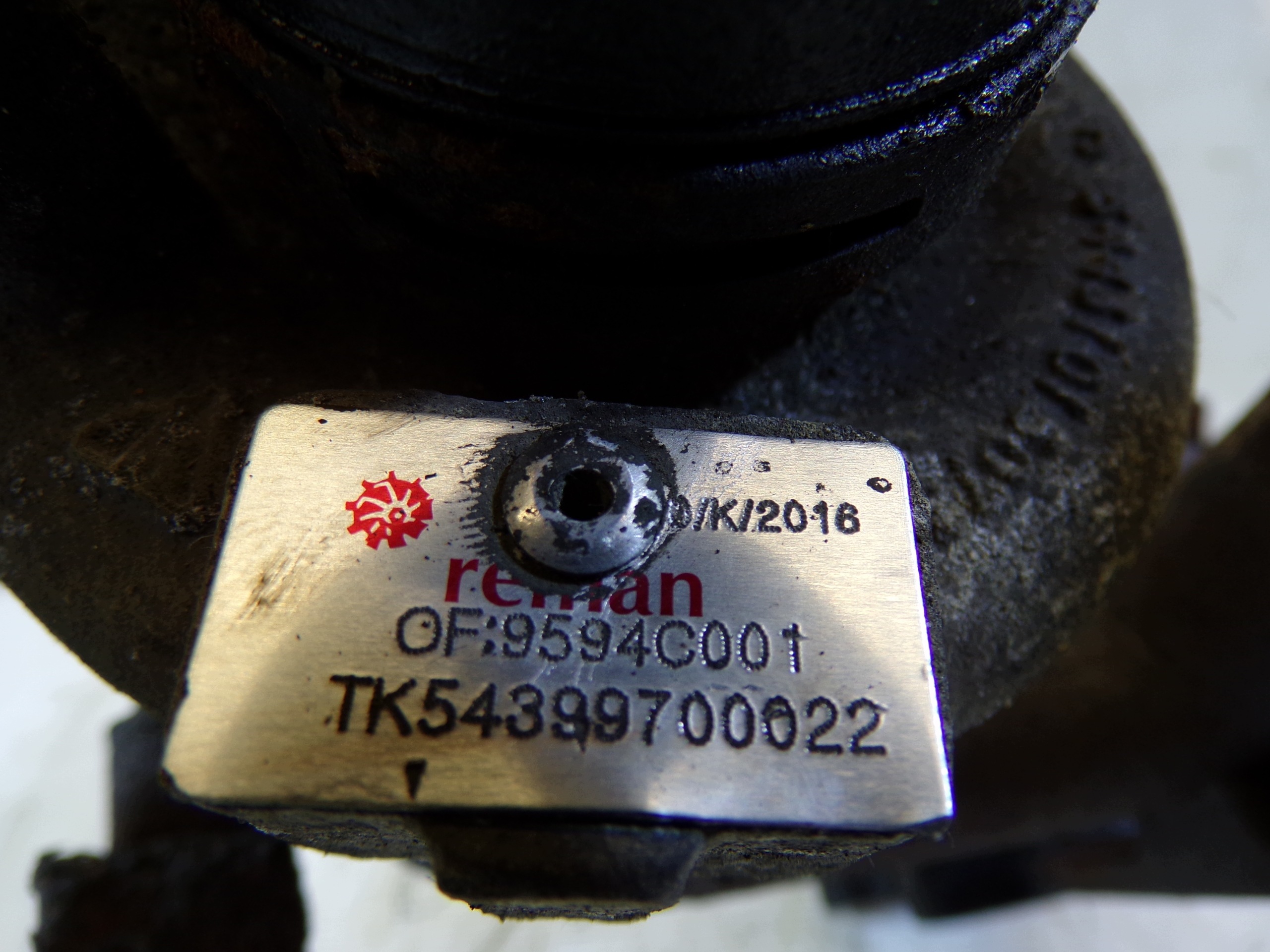 TURBINA turbo header pipe 1.9 TDI engine AVQ 54399700022 (2)