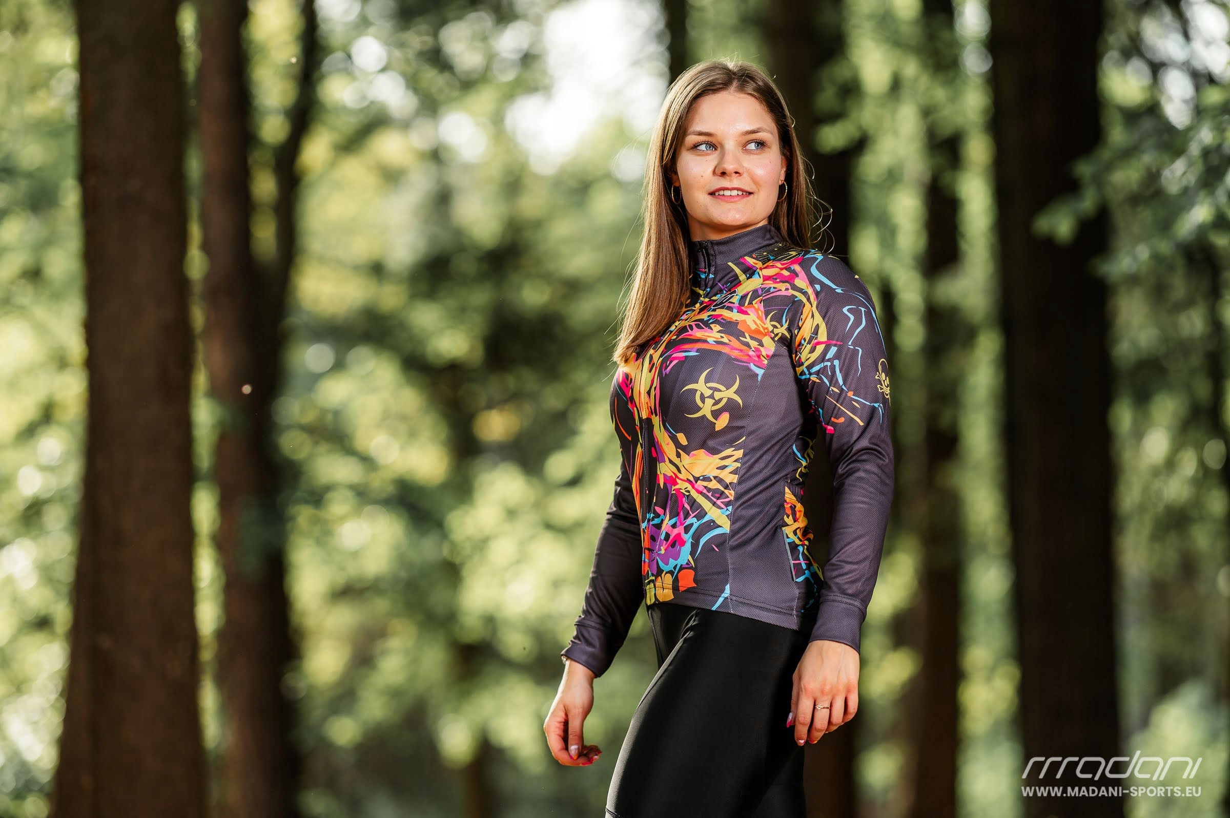 Madani: koszulka rowerowa damska SPIRIT, r. XXL Rękaw długi rękaw