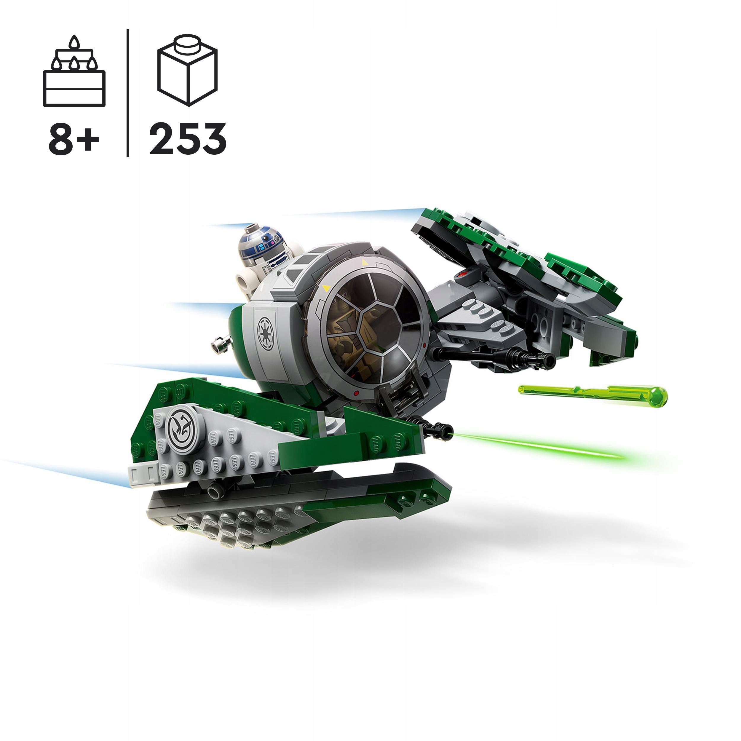 Lego STAR WARS 75360 Jedi Starfighter Yoda Gyermek életkora 8 év <